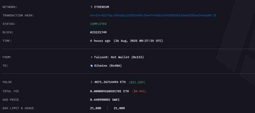 Tom Lee预测以太坊（ETH）将在